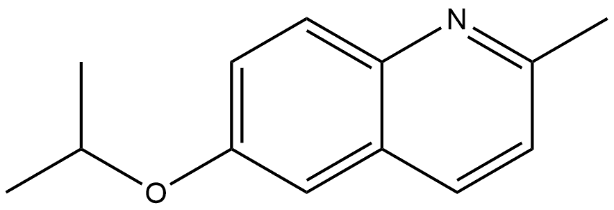 2-Methyl-6-(1-methylethoxy)quinoline Structure