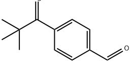 Benzaldehyde, 4-(2,2-dimethyl-1-oxopropyl)- Structure