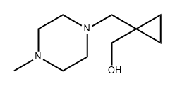 Cyclopropanemethanol, 1-[(4-methyl-1-piperazinyl)methyl]- Structure