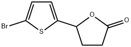 2(3H)-Furanone, 5-(5-bromo-2-thienyl)dihydro- Structure