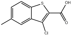 3-Chloro-5-methylbenzo[b]thiophene-2-carboxylic acid Structure