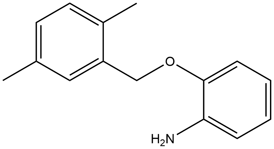 2-[(2,5-Dimethylphenyl)methoxy]benzenamine 구조식 이미지