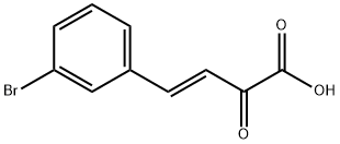 3-Butenoic acid, 4-(3-bromophenyl)-2-oxo-, (3E)- Structure