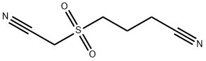 Butanenitrile, 4-[(cyanomethyl)sulfonyl]- Structure