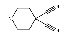 4,4-Piperidinedicarbonitrile Structure