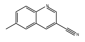 3-Quinolinecarbonitrile, 6-methyl- Structure