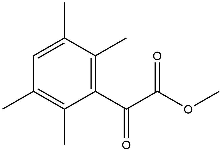 Methyl 2,3,5,6-tetramethyl-α-oxobenzeneacetate Structure