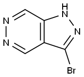 1H-Pyrazolo[3,4-d]pyridazine, 3-bromo- Structure