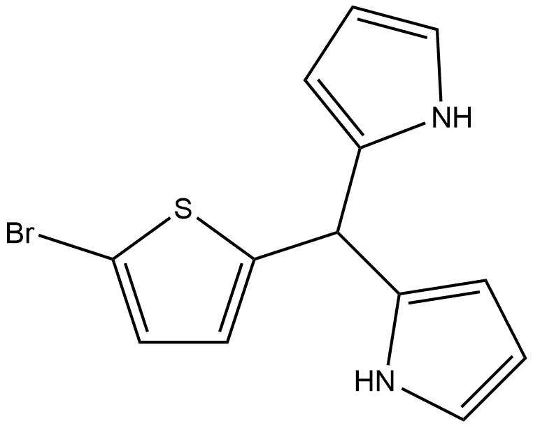 2,2’-[(5-Bromothiophen-2-yl)methylene]bis(1H-pyrrole) Structure