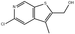 Thieno[2,3-c]pyridine-2-methanol, 5-chloro-3-methyl- Structure