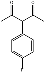 2,4-Pentanedione, 3-(4-fluorophenyl)- Structure