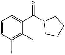 Methanone, (3-iodo-2-methylphenyl)-1-pyrrolidinyl- Structure