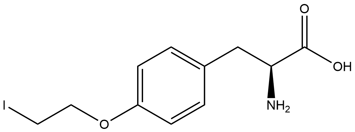 O-(2-Iodoethyl)-L-tyrosine Structure