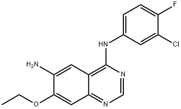 N4-(3-chloro-4-fluorophenyl)-7-ethoxyquinazoline-4,6-diamine Structure