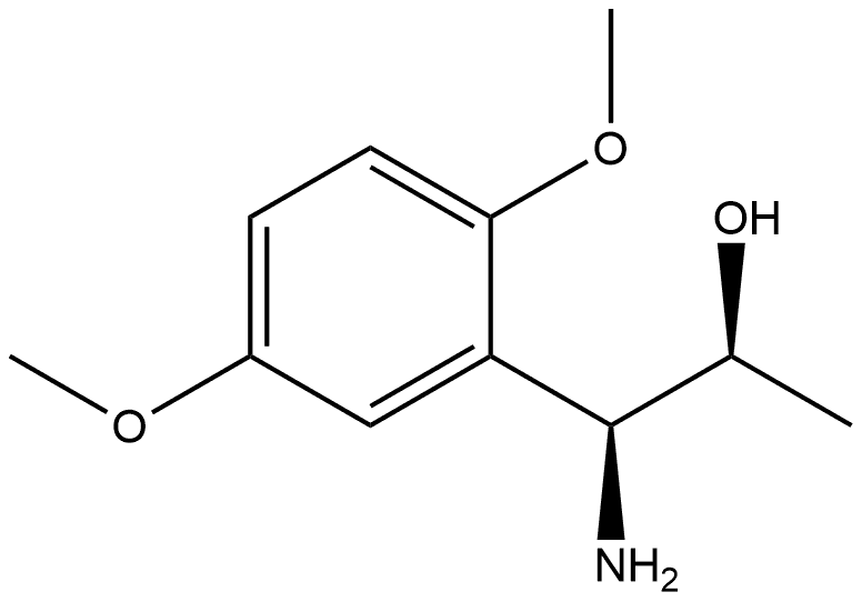 (1S,2S)-1-AMINO-1-(2,5-DIMETHOXYPHENYL)PROPAN-2-OL Structure