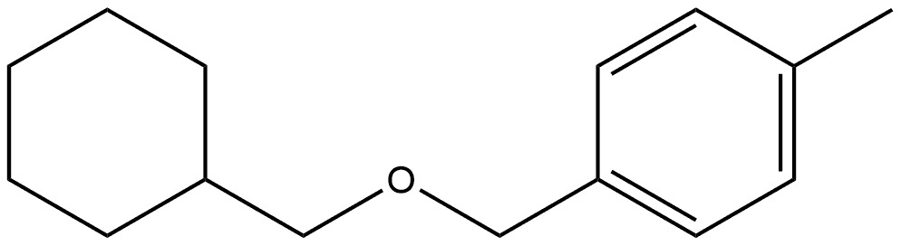 1-(Cyclohexylmethoxymethyl)-4-methylbenzene Structure