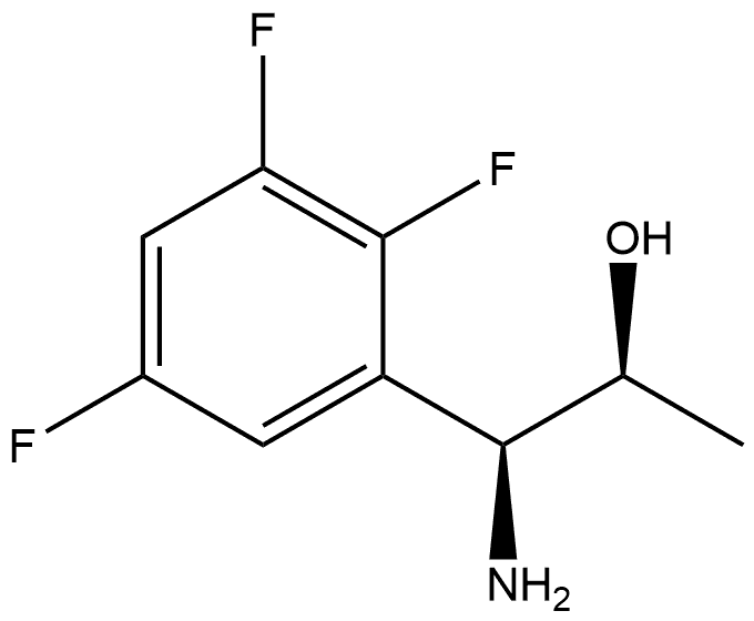 (1S,2S)-1-AMINO-1-(2,3,5-TRIFLUOROPHENYL)PROPAN-2-OL Structure