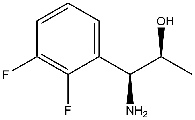 (1S,2S)-1-AMINO-1-(2,3-DIFLUOROPHENYL)PROPAN-2-OL Structure