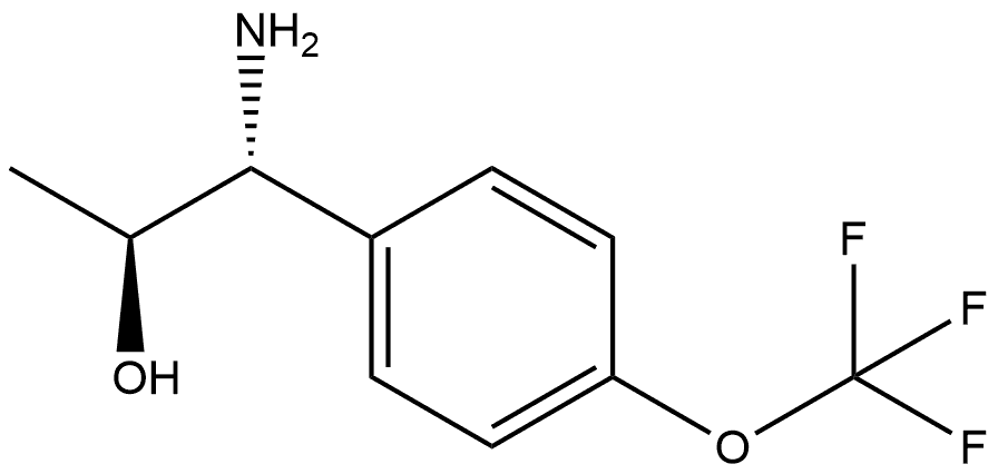 (1R,2S)-1-AMINO-1-[4-(TRIFLUOROMETHOXY)PHENYL]PROPAN-2-OL Structure