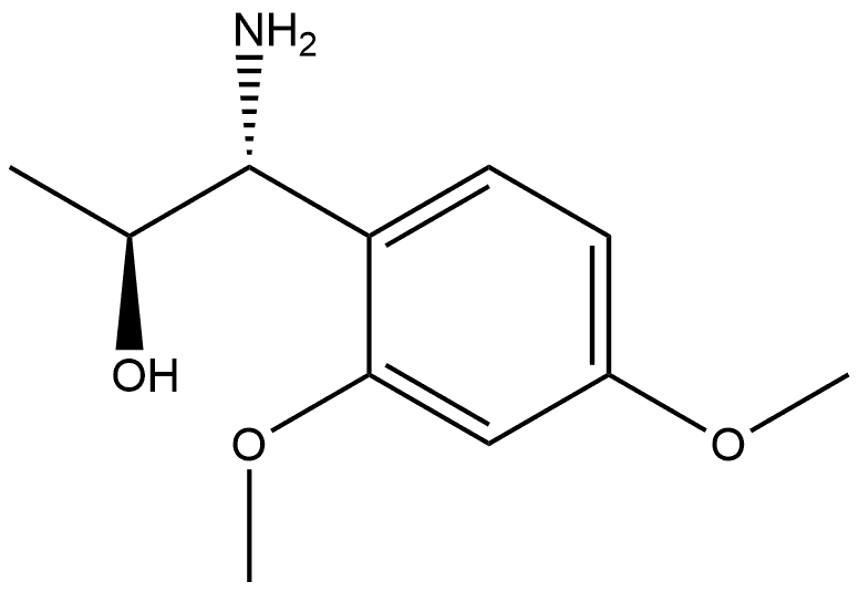 (1R,2S)-1-AMINO-1-(2,4-DIMETHOXYPHENYL)PROPAN-2-OL Structure