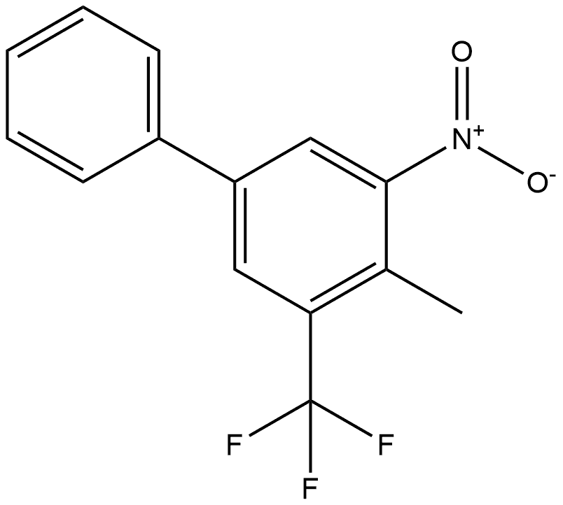 4-methyl-3-nitro-5-(trifluoromethyl)biphenyl Structure