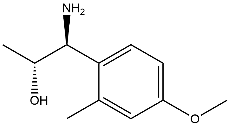 (1S,2R)-1-AMINO-1-(4-METHOXY-2-METHYLPHENYL)PROPAN-2-OL Structure