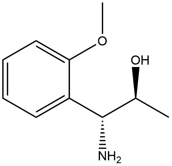 (1R,2S)-1-AMINO-1-(2-METHOXYPHENYL)PROPAN-2-OL Structure