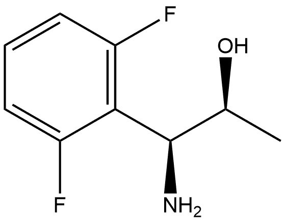 (1S,2S)-1-AMINO-1-(2,6-DIFLUOROPHENYL)PROPAN-2-OL Structure