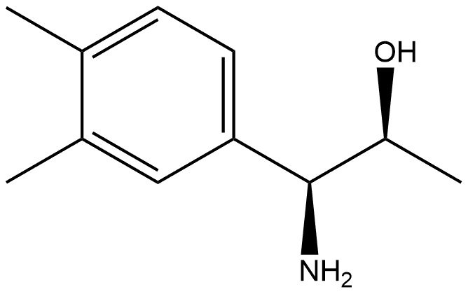 (1S,2S)-1-AMINO-1-(3,4-DIMETHYLPHENYL)PROPAN-2-OL Structure