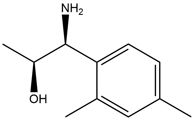 (1S,2S)-1-AMINO-1-(2,4-DIMETHYLPHENYL)PROPAN-2-OL Structure