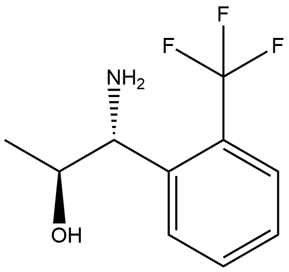 (1R,2S)-1-AMINO-1-[2-(TRIFLUOROMETHYL)PHENYL]PROPAN-2-OL Structure