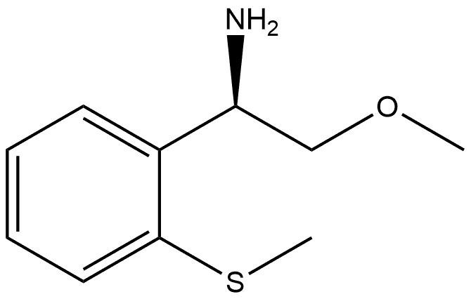 (R)-2-methoxy-1-(2-(methylthio)phenyl)ethan-1-amine Structure