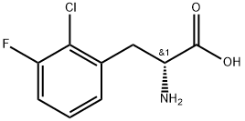 (2R)-2-amino-3-(2-chloro-3-fluorophenyl)propanoic acid Structure