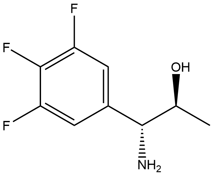 (1R,2S)-1-AMINO-1-(3,4,5-TRIFLUOROPHENYL)PROPAN-2-OL Structure