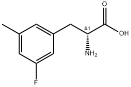 (2R)-2-amino-3-(3-fluoro-5-methylphenyl)propanoic acid Structure