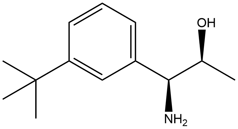 (1S,2S)-1-AMINO-1-(3-TERT-BUTYLPHENYL)PROPAN-2-OL Structure