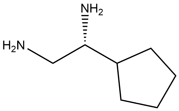 (R)-1-cyclopentylethane-1,2-diamine Structure