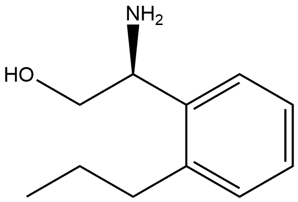 (S)-2-amino-2-(2-propylphenyl)ethan-1-ol Structure