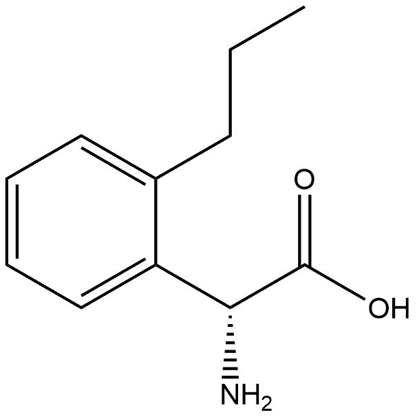 (R)-2-amino-2-(2-propylphenyl)acetic acid Structure