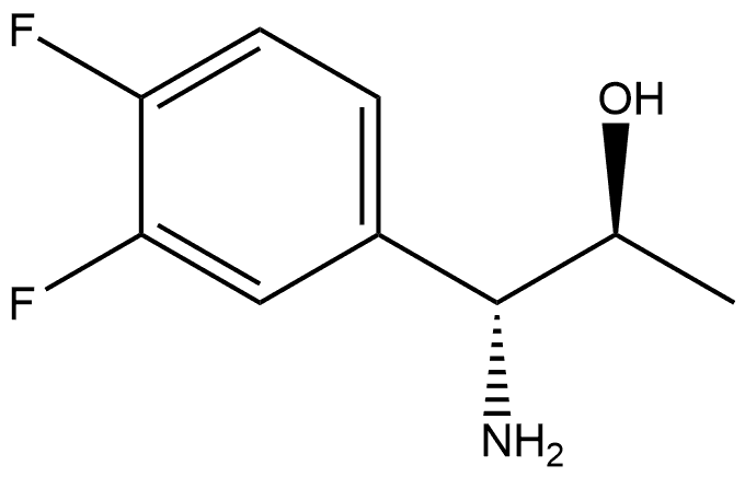 (1R,2S)-1-AMINO-1-(3,4-DIFLUOROPHENYL)PROPAN-2-OL Structure