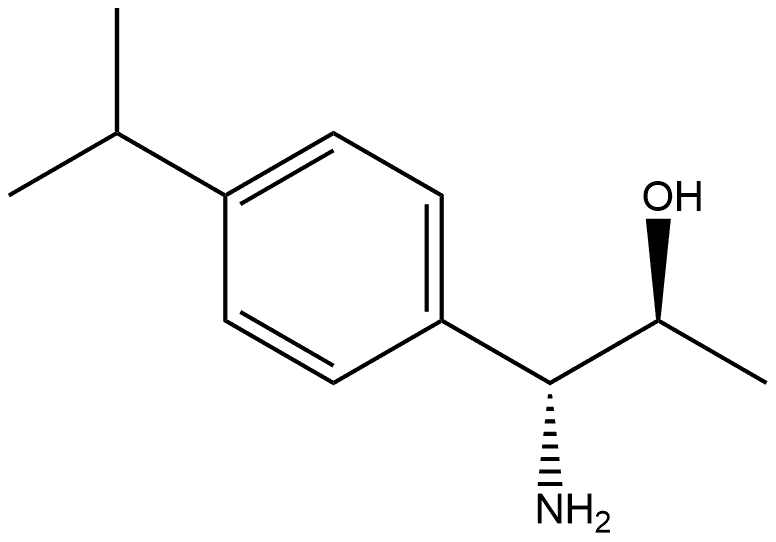 (1R,2S)-1-AMINO-1-[4-(PROPAN-2-YL)PHENYL]PROPAN-2-OL Structure