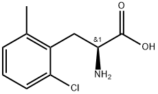 (2S)-2-amino-3-(2-chloro-6-methylphenyl)propanoic acid Structure