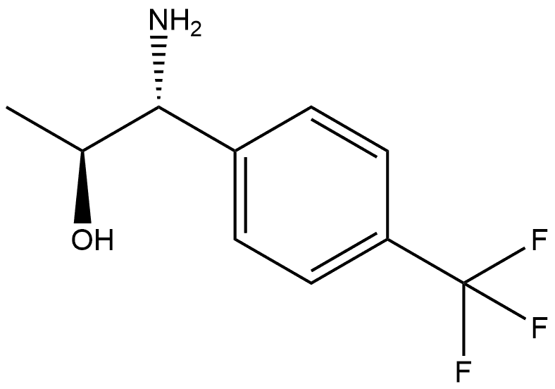 (1R,2S)-1-AMINO-1-[4-(TRIFLUOROMETHYL)PHENYL]PROPAN-2-OL Structure