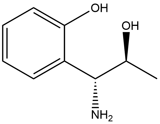 2-[(1R,2S)-1-AMINO-2-HYDROXYPROPYL]PHENOL Structure