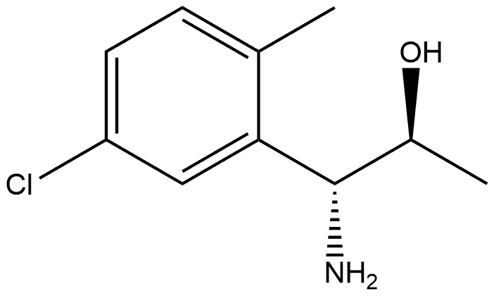 (1R,2S)-1-AMINO-1-(5-CHLORO-2-METHYLPHENYL)PROPAN-2-OL Structure