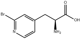 3-(2-Bromo-4-pyridinyl)-L-alanine Structure