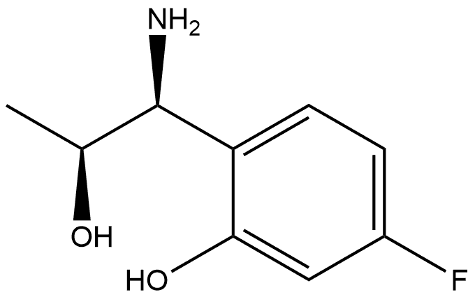 2-((1S,2S)-1-AMINO-2-HYDROXYPROPYL)-5-FLUOROPHENOL Structure