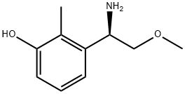 3-[(1R)-1-amino-2-methoxyethyl]-2-methylphenol Structure