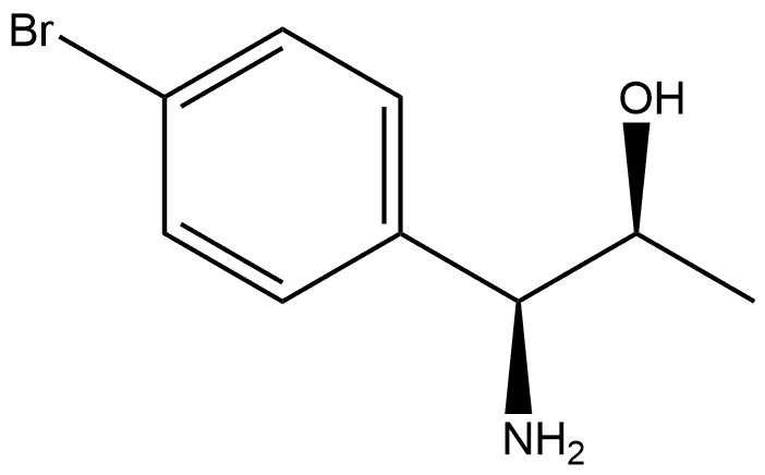 (1S,2S)-1-AMINO-1-(4-BROMOPHENYL)PROPAN-2-OL Structure