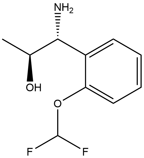 (1R,2S)-1-AMINO-1-[2-(DIFLUOROMETHOXY)PHENYL]PROPAN-2-OL Structure